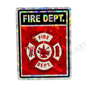Feuerwehr Aufkleber / Feuerwehr Flaggenaufkleber / "3 x 4" Feuerwehr Logo - Bild 1 von 1
