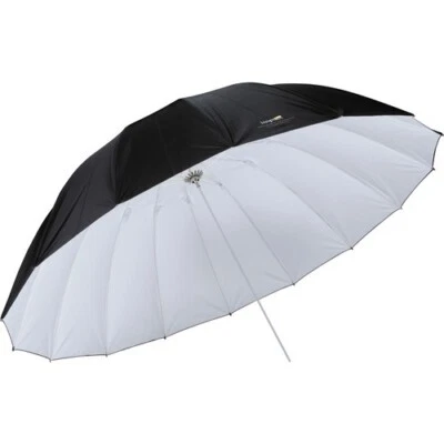 Westcott 7 Feet Parabolic Umbrella, White/Black - Image 1 of 4