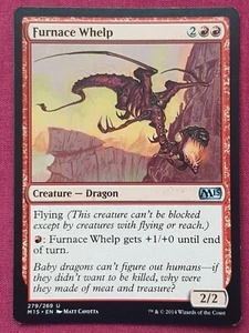 Magic The Gathering 2015 JUEGO DE NÚCLEOS M15 HORNACE WHELP tarjeta roja Magic The Gathering - Imagen 1 de 2
