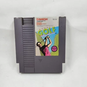 Bandai Golf: Challenge Pebble Beach (Nintendo NES, 1989) /w Sleeve - Picture 1 of 4
