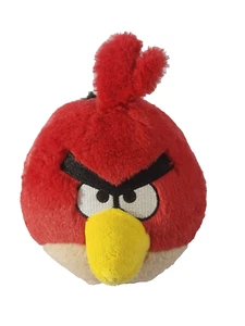 Angry Birds Plush Red Bird Stuffed Animal 7" Stuff Toy Doll Commonwealth - Used - Picture 1 of 8