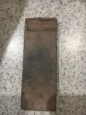 RARE "BARBERS RAZOR HONE" Marked On Stone STRAIGHT RAZOR SHARPENING STONE - Image 1 of 4