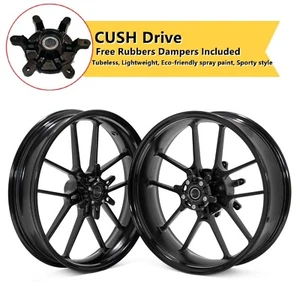 3.5"/5.0" Cush Drive Tubeless Supermoto Wheels for Husqvarna FC FE 125-501 14-24 - Picture 1 of 11
