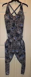 Womens Jumpsuits Loose Sleeveless Casual Floral Print Size Medium - Picture 1 of 9