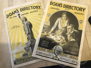Lote de 2 Directorios Doans Figuras Oficiales Censo 1931 y 1932 - Imagen 1 de 1