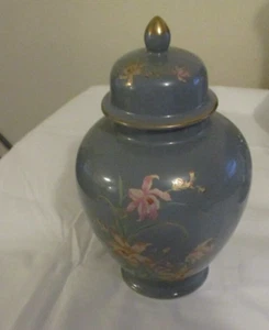 Vintage Japanese Fine Porcelain Temple Jar by Grey Mist - Picture 1 of 9