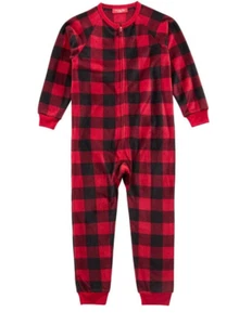 Family PJs Kids Unisex Pajama Set, Buffalo Check, Size 4-5 - Picture 1 of 1