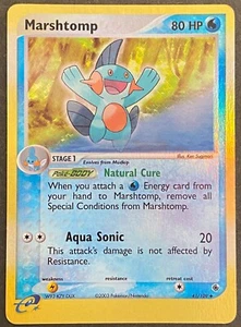Marshtomp 41/109 - EX Ruby & Sapphire (2003) - Vintage Reverse Holo - LP - Picture 1 of 8