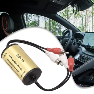 Easy to Use Ground Loop Isolator for RCA Audio in For Car and Home Stereo - Picture 1 of 14