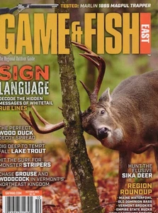 GAME & FISH EAST MAGAZINE-WHITETAIL RUB LINES+WOOD DUCK DECOY+LAKE TROUT+GROUSE - Picture 1 of 1