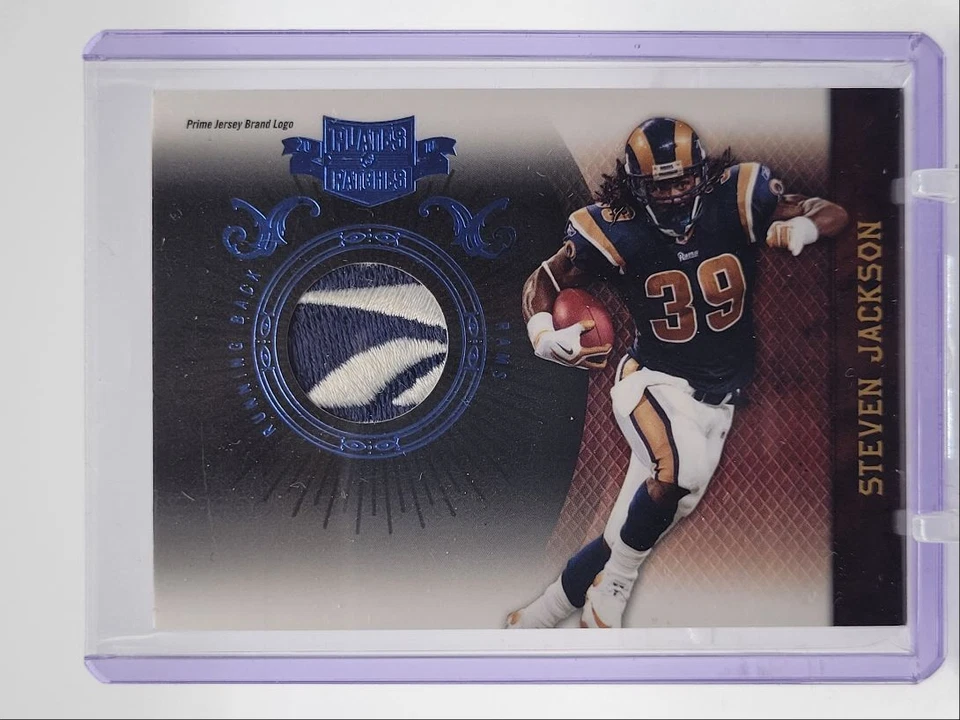 STEVEN JACKSON 2010 PLATES & PATCHES PRIME JERSEY BRAND LOGO PATCH /5 Q4408 - Image 1 of 2