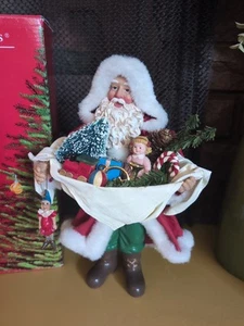 Kurt Adler Clothtiques Santa Holiday Figure Possible Dreams 1994 10"H - Picture 1 of 12