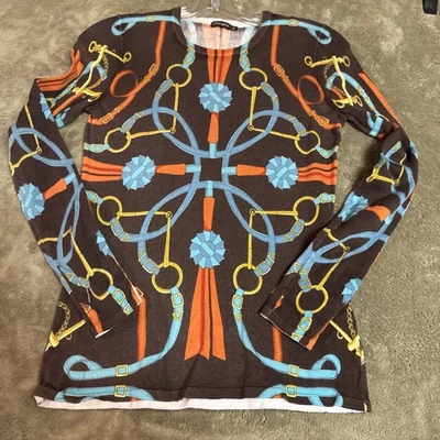 Женский топ J. McLaughlin Signature Catalina ткань с длинным рукавом для конного спорта XS - Изображение 1 из 4