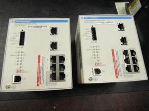 2 PC- TELEMECANIQUE CONNEXIUM 499 NES 27100 ETHERNET SWITCH - Picture 1 of 5