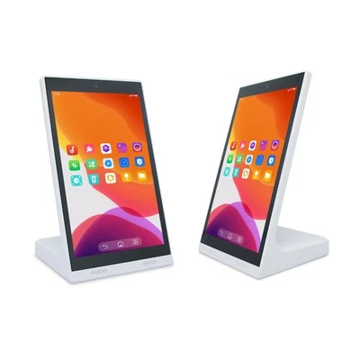 10.1Inch Android Tablet L Shape Touch Screen Desktop RJ45 NFC Hotel Restaurant - Image 1 of 4