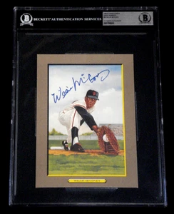 WILLIE MCCOVEY BECKETT SIGNED PEREZ-STEELE GREAT MOMENTS BASEBALL HOF CARD #22 - Picture 1 of 3