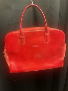 Longchamp Handbag Shoulder Bag Tote with Inner Pocket Red Women's Has Wear I25 - Picture 1 of 6