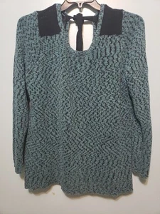 Maurice's Strickpullover blau/grau Overlay Größe 2 - Bild 1 von 6