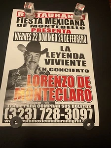 19x27 Lorenzo De Monteclaro En Concierto, Fiesta Mexicana - Picture 1 of 14
