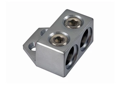 Kicker Car Audio GT2 Brass Ground Termination 2 1/0 8Awg Wire Receptacles New - Image 1 of 2