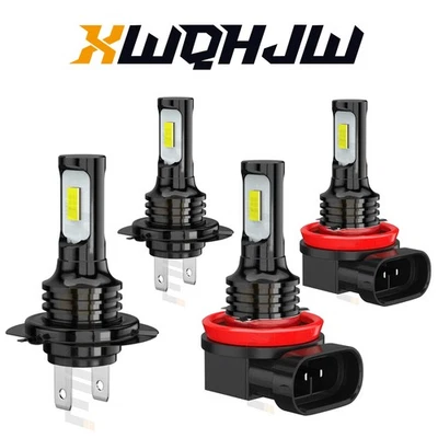4 luces altas LED H7 H8/H9/H11 140 W 6000 k para Chevrolet Caprice 2011-2017 Foto 1 de 4