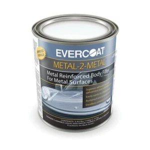 Evercoat 889 Metal 2 Metal reinforced body filler for Metal Surfaces Quart - Picture 1 of 1