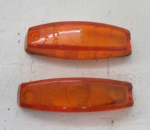 JAGUAR XJS 1987 5.3 V12 PAIR LUCAS AMBER SIDE REPEATER LENS L734 - Picture 1 of 5