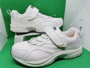Dr. Comfort Winner Therapeutic Diabetic Strap Shoe Size 9 1/2 Extra Wide White - Picture 1 of 22