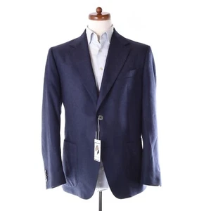 SUITCON Loro Piana Sakko Jacket ca. 58cm Sunset Kaschmir Seide Blau Cashmere Sil - Bild 1 von 17