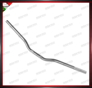 MANUBRIO ANODIZZATO ARGENTO NAKED SCOOTER PIEGA BASSA 22 MM UNIVERSALE ALLUMINIO - Foto 1 di 2