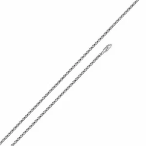 Rope 025 Italian Chain Sterling Silver 925 Necklaces Fine Jewelry Gift 20 inch - Picture 1 of 2
