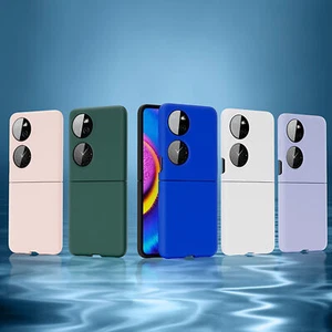 For Huawei P50 Pocket Matte Phone Case Protective Phone Cover Folding Shell - Picture 1 of 17