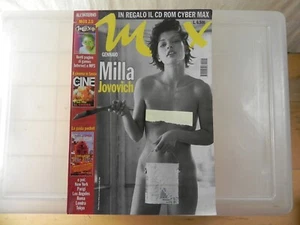 MAX Italian Magazine January 2000 - Milla Jovovich nude cover - Bild 1 von 2