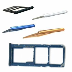 Dual SIM Tray / SD Card for Samsung Galaxy A70 Card Holder Slot Carriage Frame - Picture 1 of 29