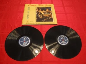 Songs Of The Camp Fire Girls 1954 2x 10" 78 RPM Vinyl Records Knowledge Wohelo - Imagen 1 de 9