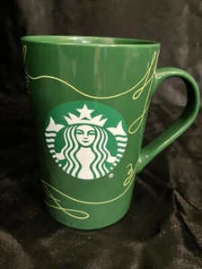 Starbucks 2020 Tall Mug Coffee Cup 16 oz Green Christmas Tree - Picture 1 of 7