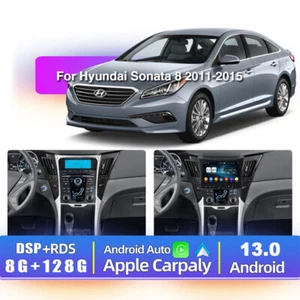 Radio estéreo para automóvil 8G+128G Carplay Android 13 para Hyundai Sonata 2011-15 GPS navegación - Imagen 1 de 14