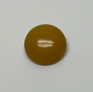 Mustard Yellow Round Circle Bakelite Coat Sweater Button - Picture 1 of 5