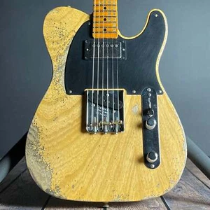 Fender Custom Shop LTD 1951 HS Tele, Super Heavy Relic- Aged Natural (7lbs 6oz) - Picture 1 of 18