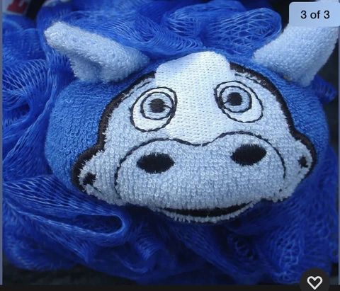 Indianapolis Colts Mascot Blue Bath Loofah NFL Mascot Wear B1 Cover