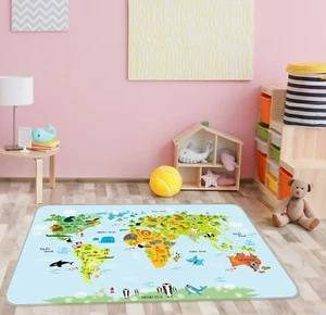 3D Süßer Koala 452RAH Welt Karte Spiel Rutschfest Matte Elegant Teppich Honey - Picture 1 of 5