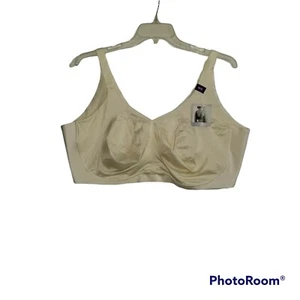 Catherines 52H No Wire Back Smoother Bra Full Coverage Ivory Plus 2856 - Picture 1 of 7