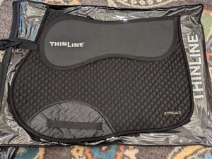 Thinline cotton comfort jump square pad, black - Picture 1 of 3
