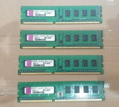 4GB KINGSTON GENUINE (4x 1gb) 1Rx8 PC3 DDR3 RAM MEMORY 10600U KTW149-ELF desktop - Image 1 of 3
