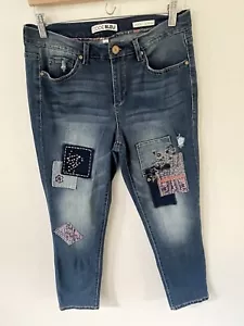 Code Bleu Gracie Bestie Jeans Women's Size 8 Blue Cotton Denim 30x27 - Picture 1 of 15