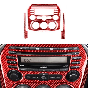 Red Carbon Fiber Interior Central Console Trim For Mazda MX-5 Miata 2009-2015 - Bild 1 von 16