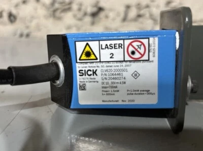 CLV620-2000S01 SICK Fixed Mount Barcode Scanner, barely used - Image 1 of 4