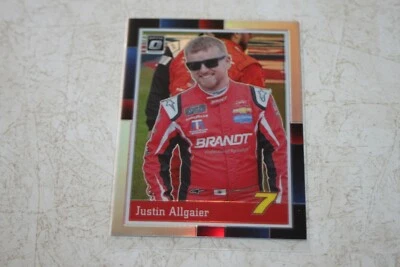 2021 Donruss Racing JUSTIN ALLGAIER 1988 Retro Optic Prizm Holo Card #79 NASCAR - Image 1 of 3