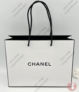 NEW CHANEL Gift Bag Shopping Bag Size: 10" Wide x 8" Height x 3" Depth Authentic - Picture 1 of 5