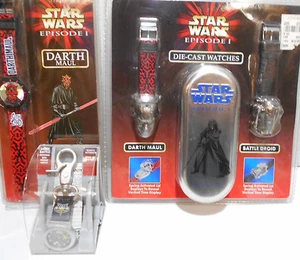 Lot of 4 Star Wars Watches 1999 Episode 1 - Picture 1 of 4